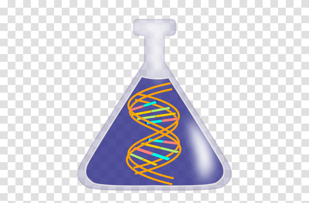 Dna Rna Genetics Dna Extraction Clipart, Bottle, Triangle, Sake, Alcohol Transparent Png