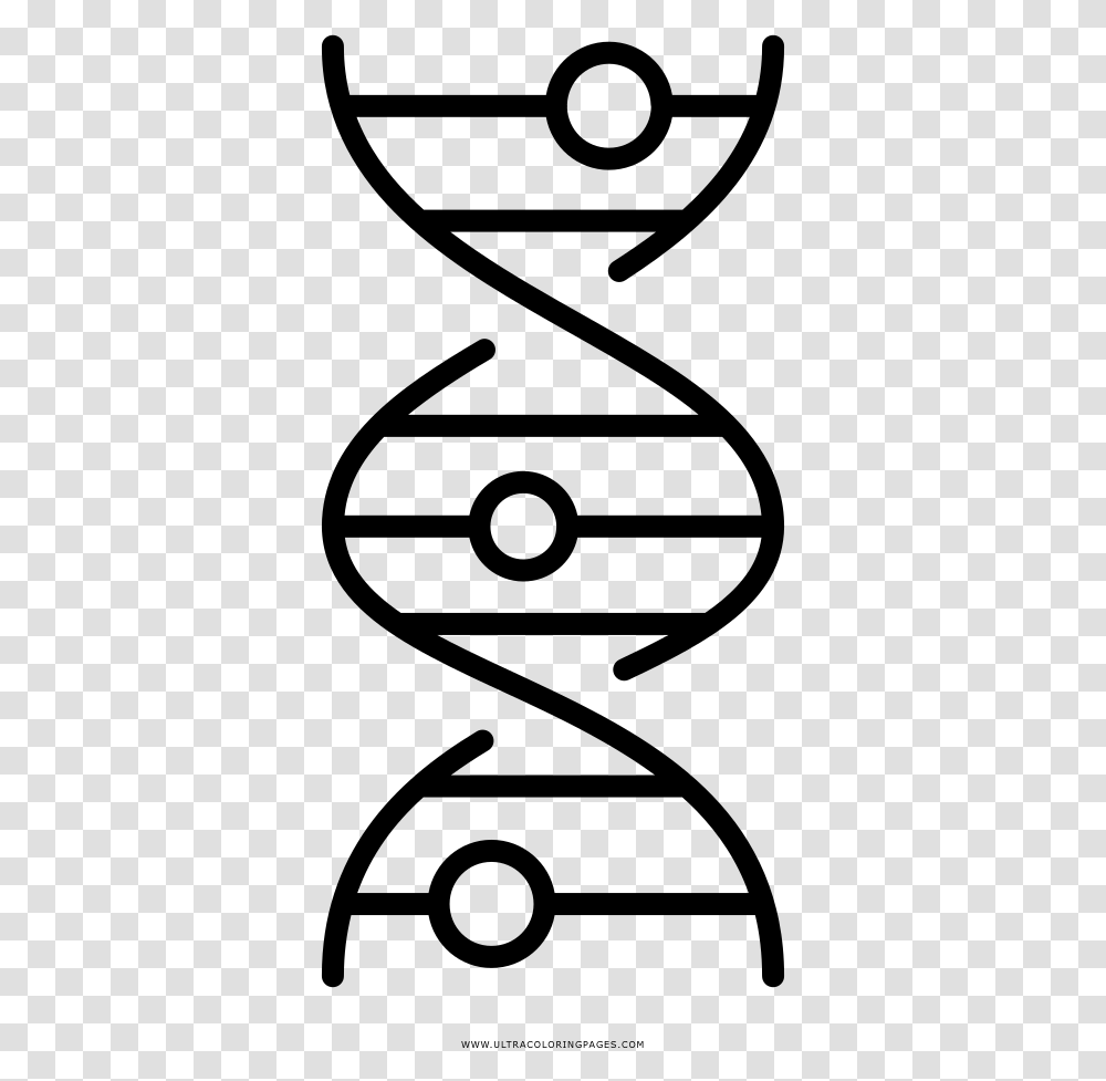 Dna Strand Coloring Page, Gray, World Of Warcraft Transparent Png