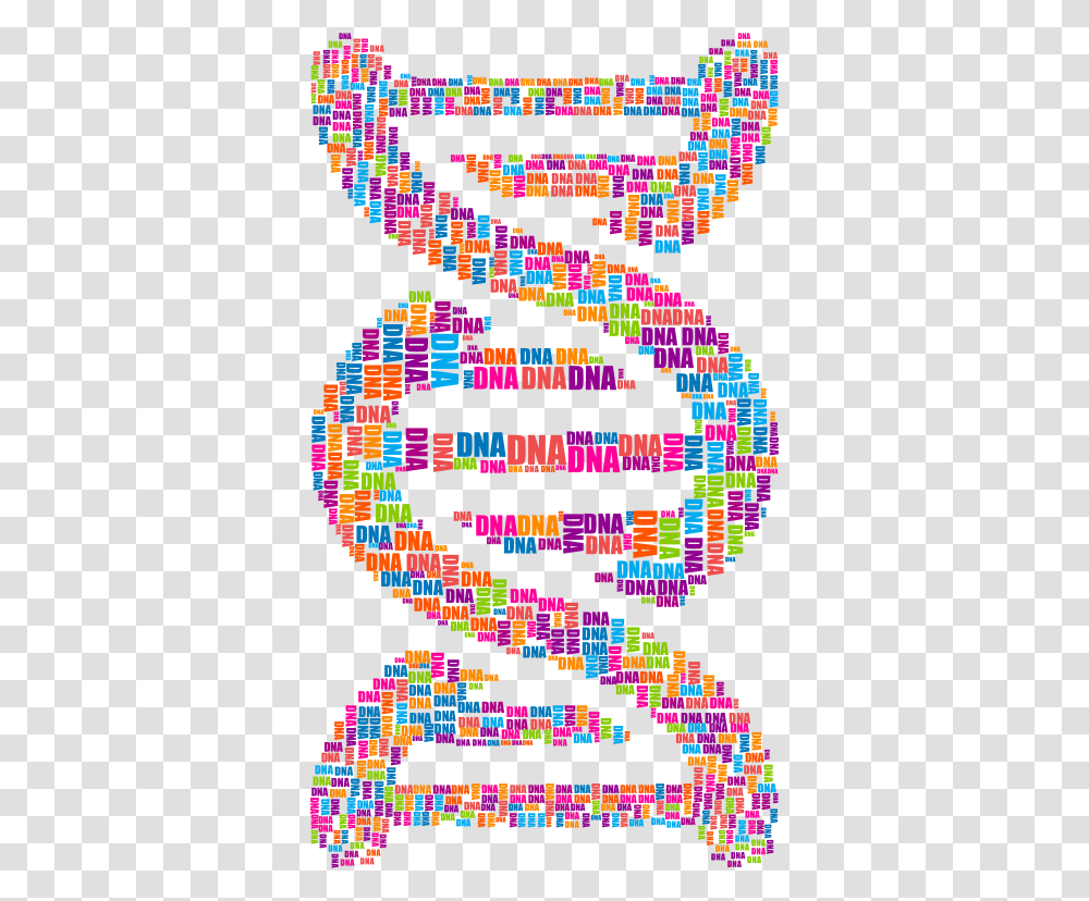 Dna Strand Word Cloud Typography Dna Strand Dna, Accessories, Number Transparent Png