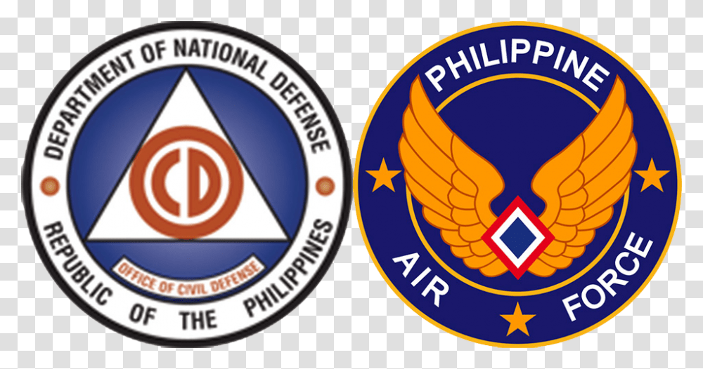 Dnd And Paf Logo Philippine Air Force Logo, Label, Emblem Transparent Png