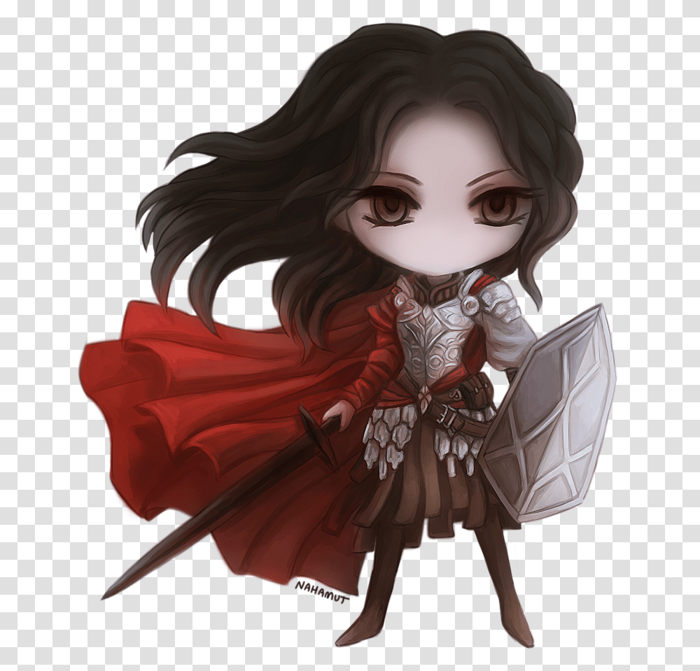 Dnd Chibi, Person, Human, Samurai, Doll Transparent Png