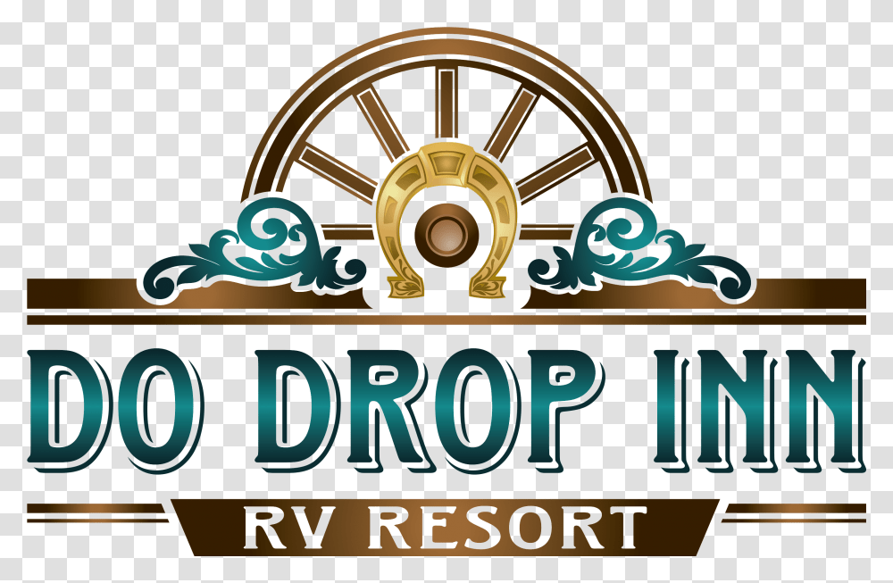Do Drop Inn Rv Resort In Calera Illustration, Machine, Text, Logo, Symbol Transparent Png