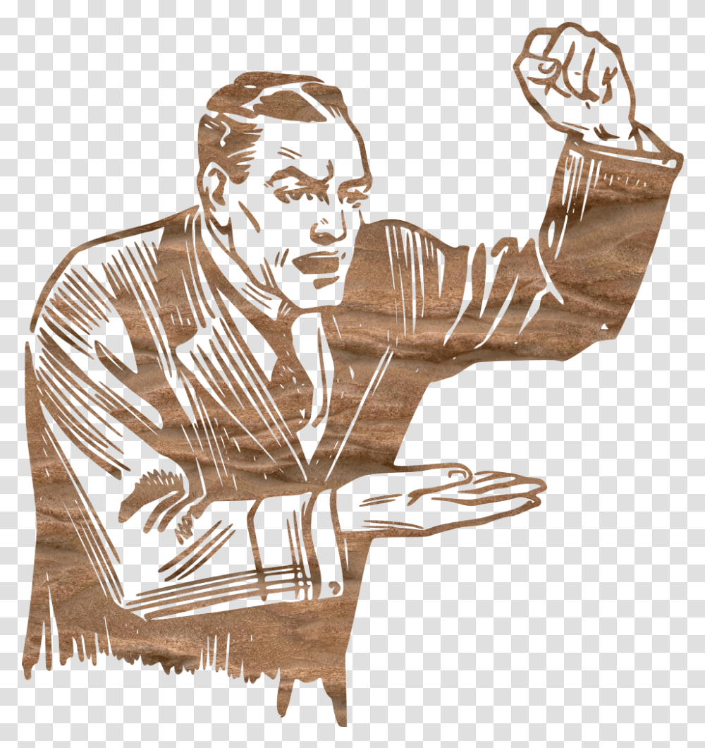 Do I Respond To The Nwa Orc Recommendation Fundament Angry Man Drawing, Person, Hand, Soil, Face Transparent Png
