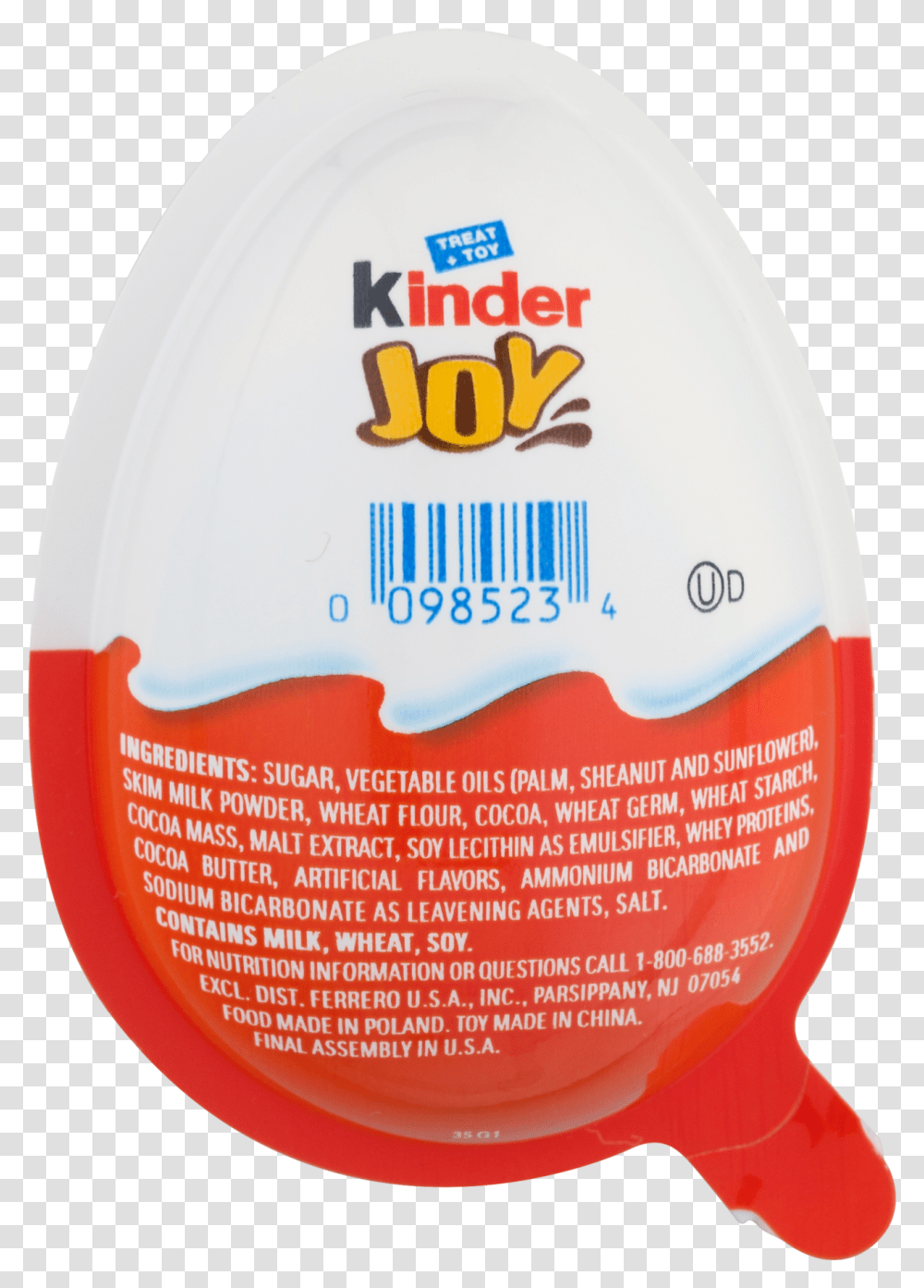 Do Kinder Joy Contain Nuts Bottle Food Helmet Transparent Png 