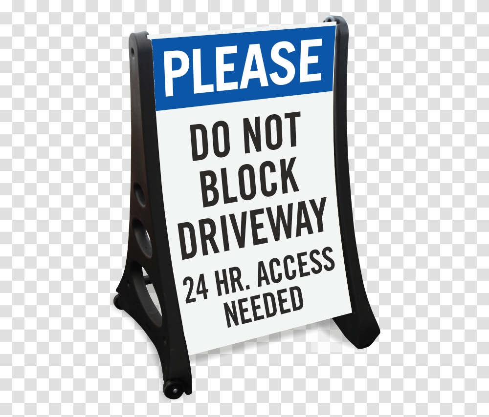Do Not Block Driveway Signs That Work, Electronics Transparent Png