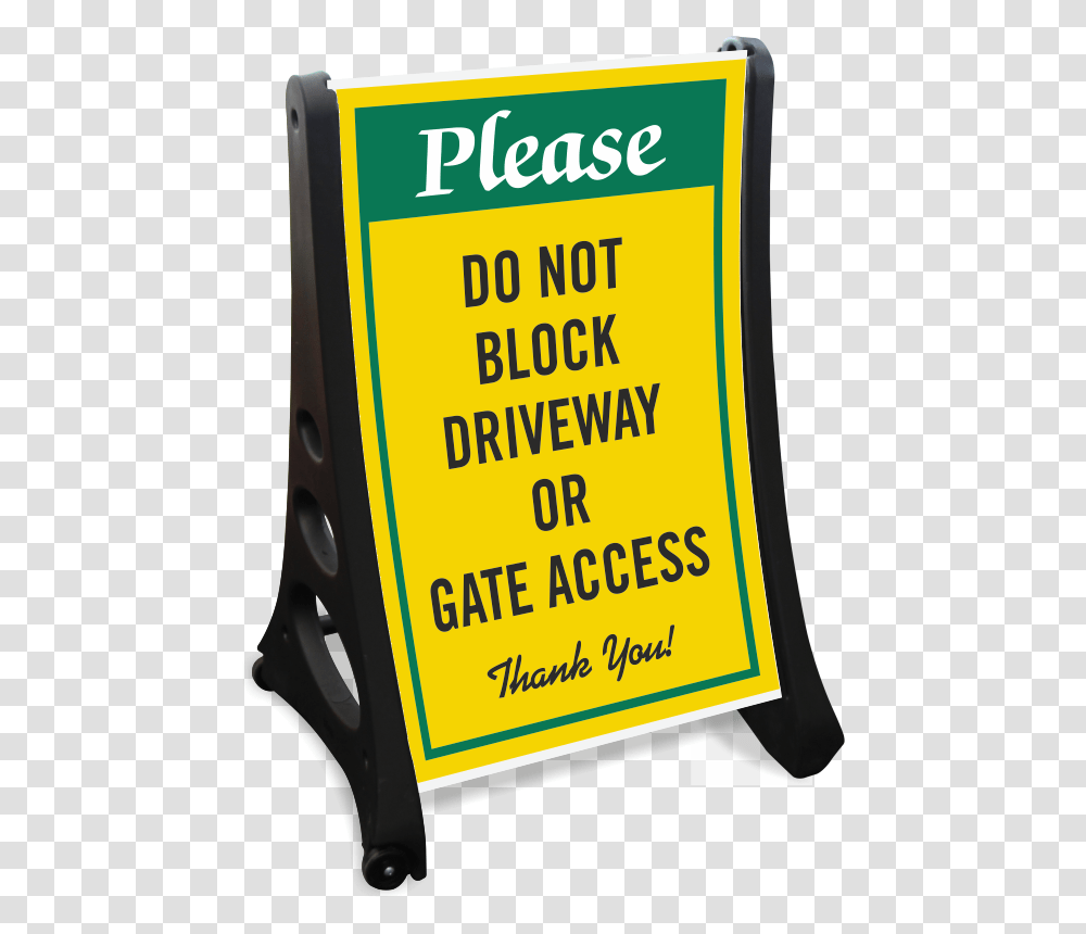 Do Not Block Driveway Signs That Work, Label, Paper Transparent Png