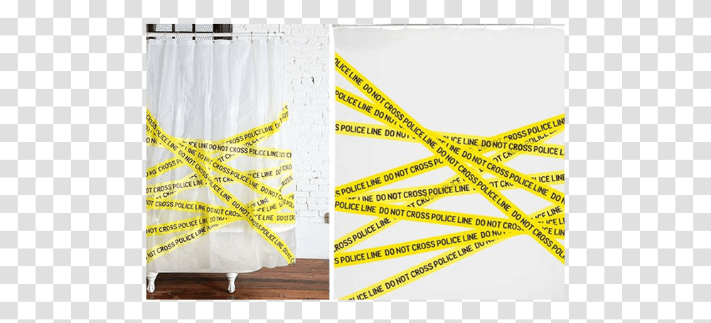 Do Not Cross Shower Curtain, Flyer, Poster, Paper, Advertisement Transparent Png