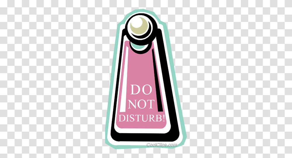 Do Not Disturb Sign Royalty Free Vector Clip Art Illustration, Fashion, Advertisement Transparent Png