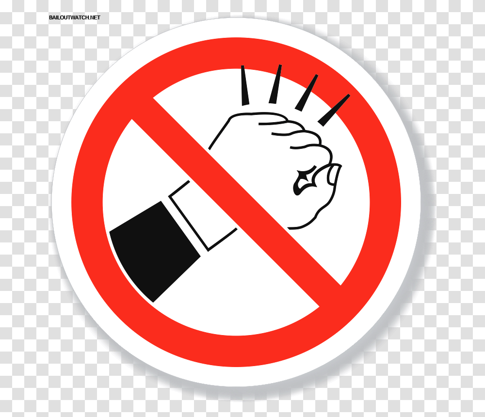 Do Not Knock Symbol Iso Prohibition Sign Made In Usa, Road Sign, Stopsign Transparent Png