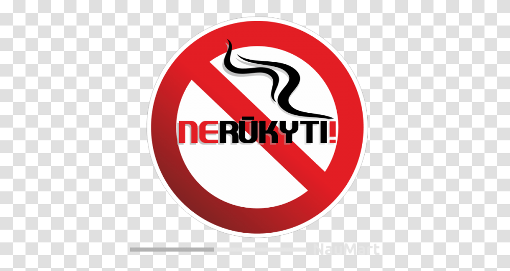 Do Not Smoke Emblem, Symbol, Road Sign, Stopsign, Label Transparent Png