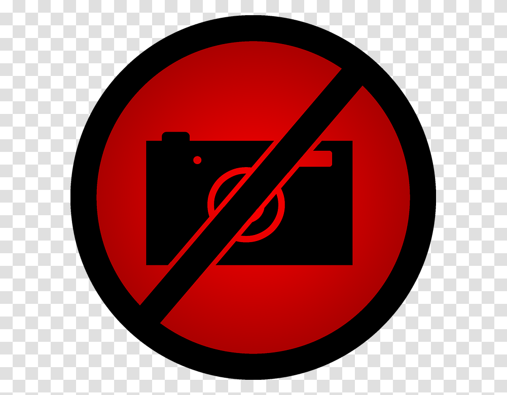 Do Not Take Photos A Ban On Taking Pictures Red Circle, Logo, Security, Road Sign Transparent Png