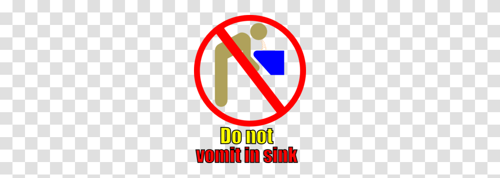 Do Not Vomit In Sink Clip Art, Poster, Advertisement Transparent Png