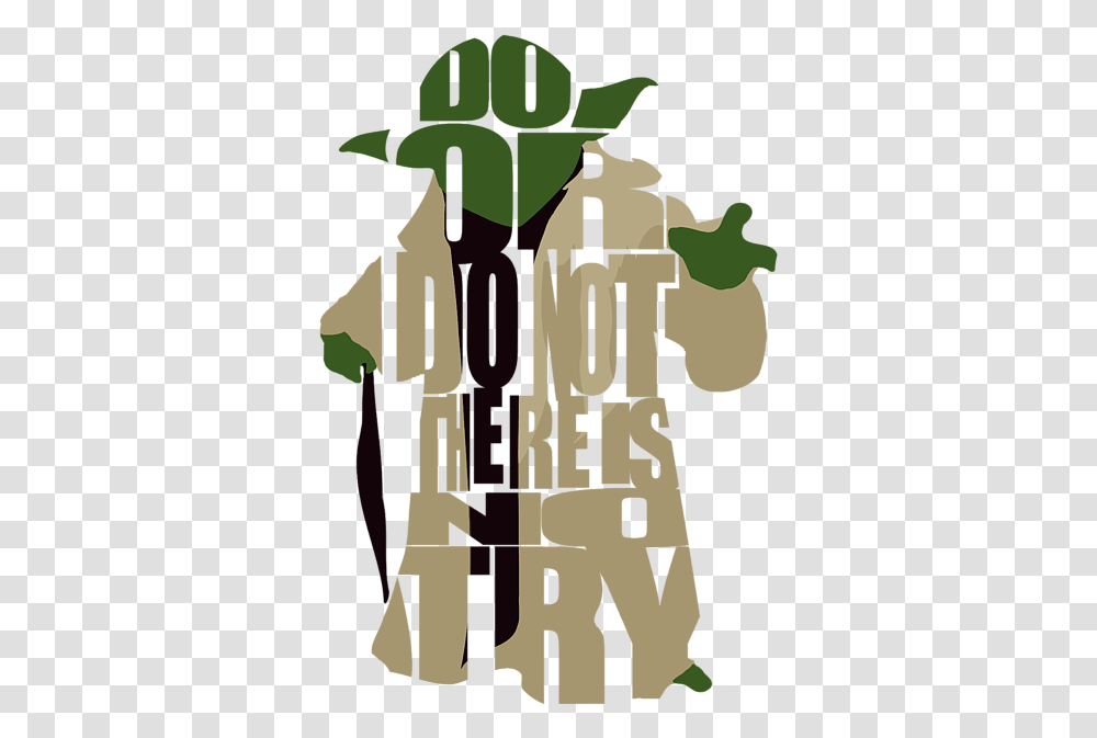 Do Or Do Not There Is No Try Yoda Mester, Poster, Outdoors, Alphabet Transparent Png