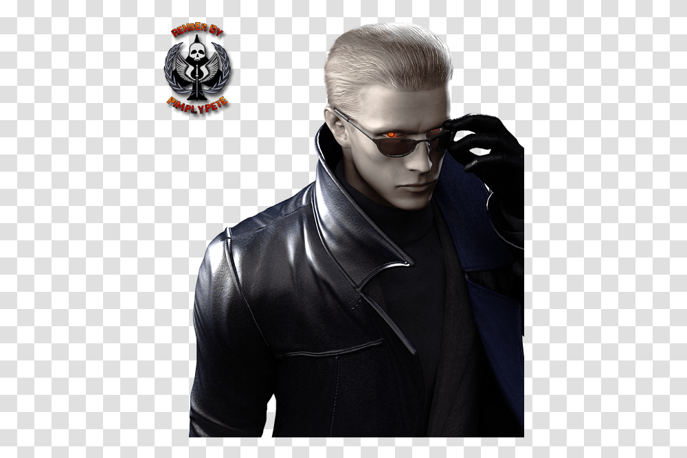 Do Wesker Do Resident Evil, Person, Sunglasses, Accessories Transparent Png