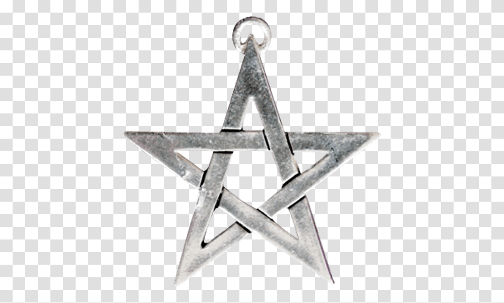 Do Wiccans End Prayer With A Sign Like The Of Cross Sigil, Star Symbol, Sword, Blade, Weapon Transparent Png