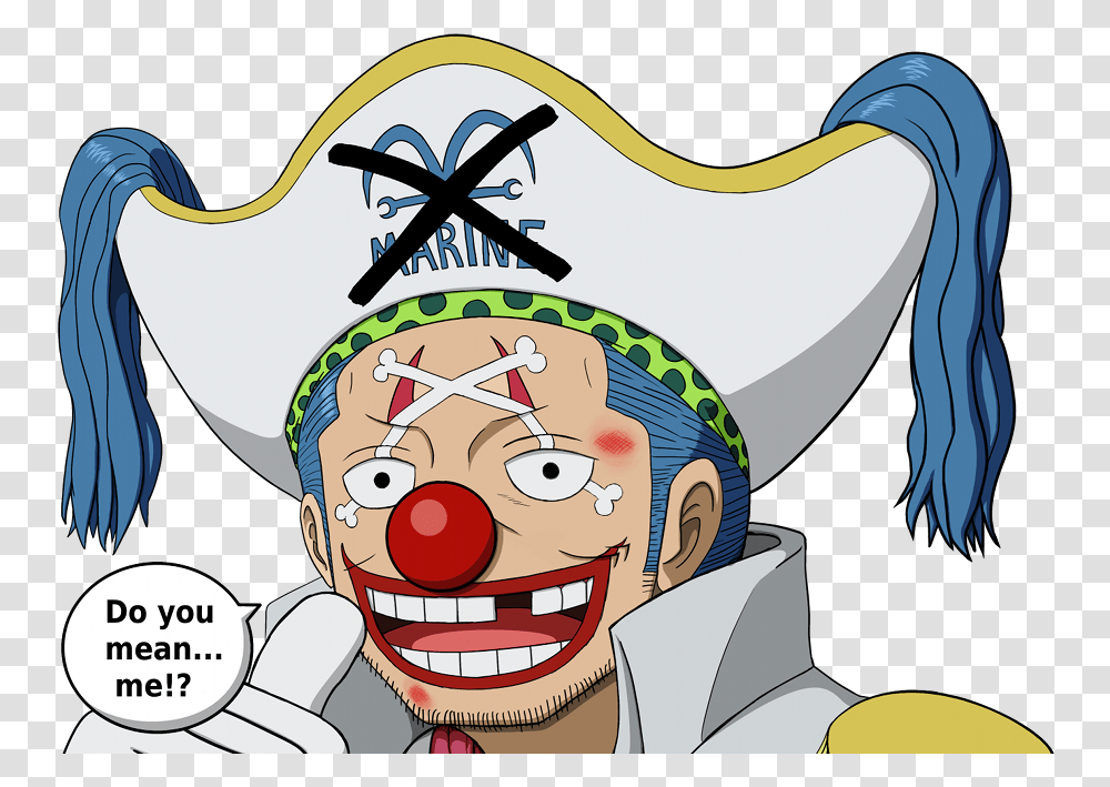 Do You Mean Me One Piece Buggy Marineford, Performer, Clown, Leisure Activities Transparent Png
