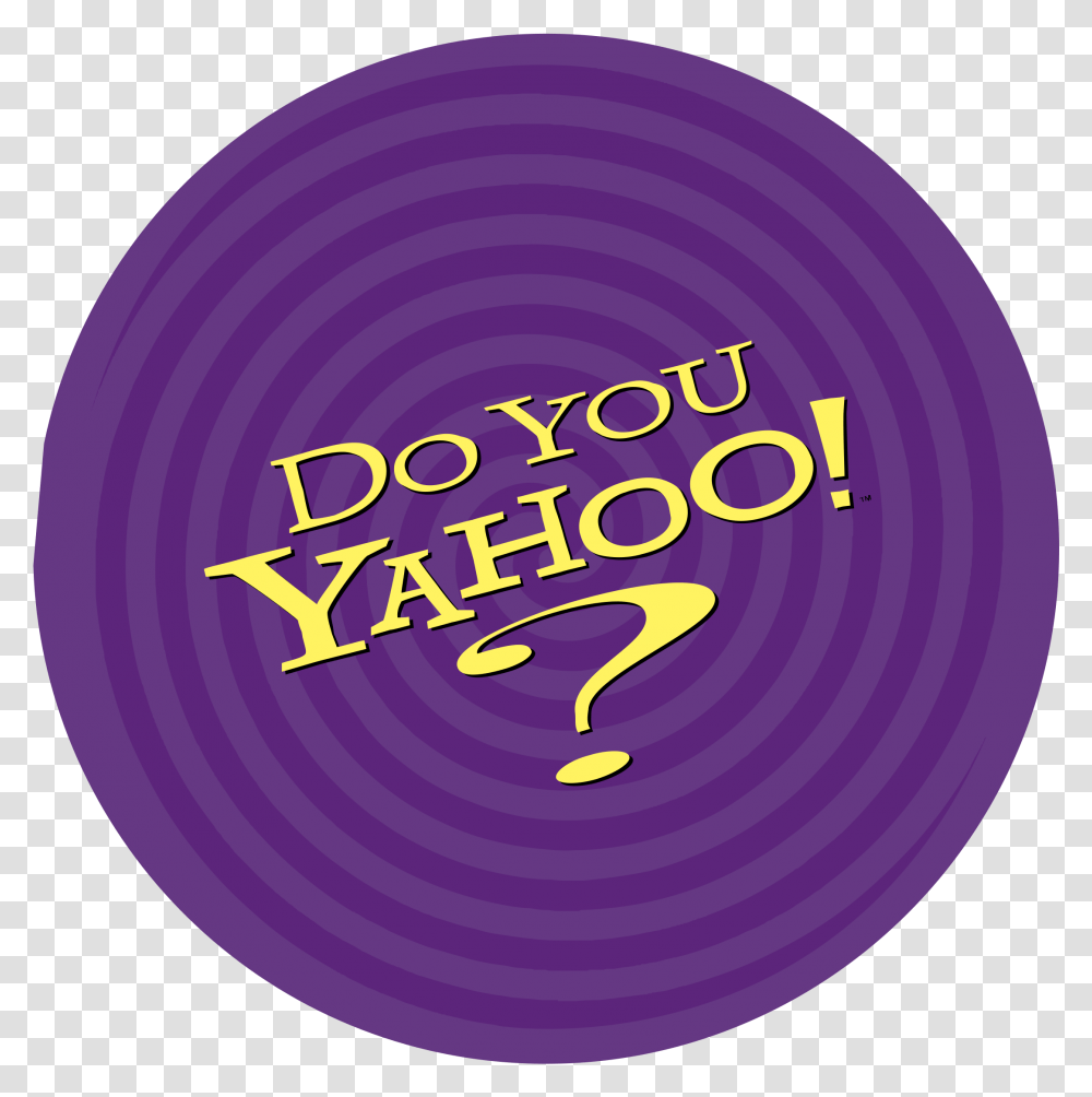 Do You Yahoo Logo Yahoo, Symbol, Trademark, Purple, Ball Transparent Png
