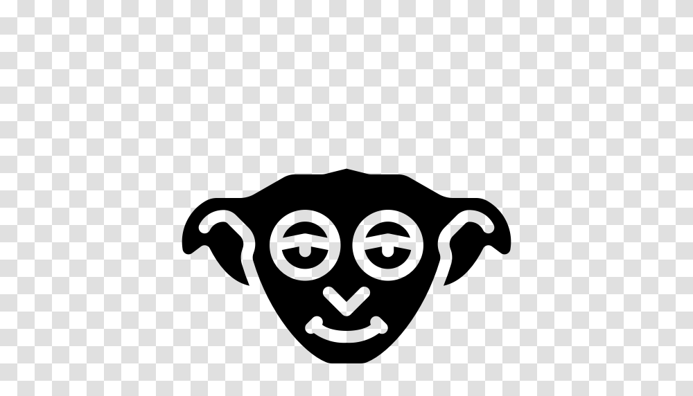 Dobby Elf Harry Potter Solid Icon, Gray, World Of Warcraft Transparent Png
