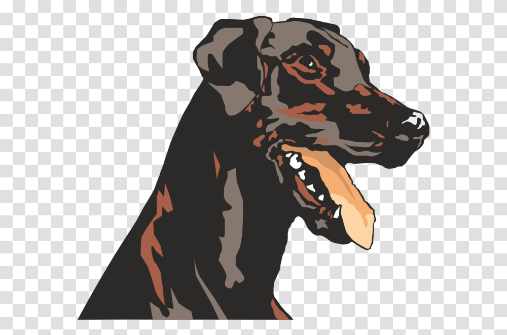 Doberman Guard Dog, Pet, Animal, Mammal, Elephant Transparent Png