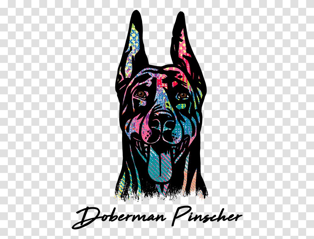 Doberman Silhouette Logo Doberman Vector, Mammal, Animal, Pet, Canine Transparent Png