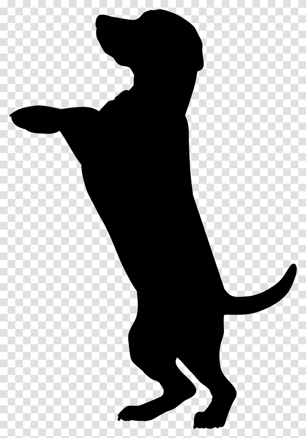 Dobermann Silhouette Sitting Pet Dog Cat Boxer Clipart Background Dog Silhouette, Gray, World Of Warcraft Transparent Png