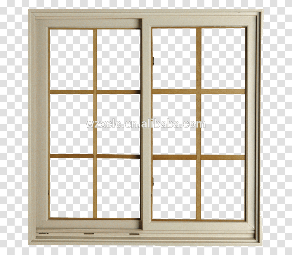 Doble Ventana De Cristal Templado De Rejas Para French Style Sliding Windows, Furniture, Staircase, Cupboard, Closet Transparent Png