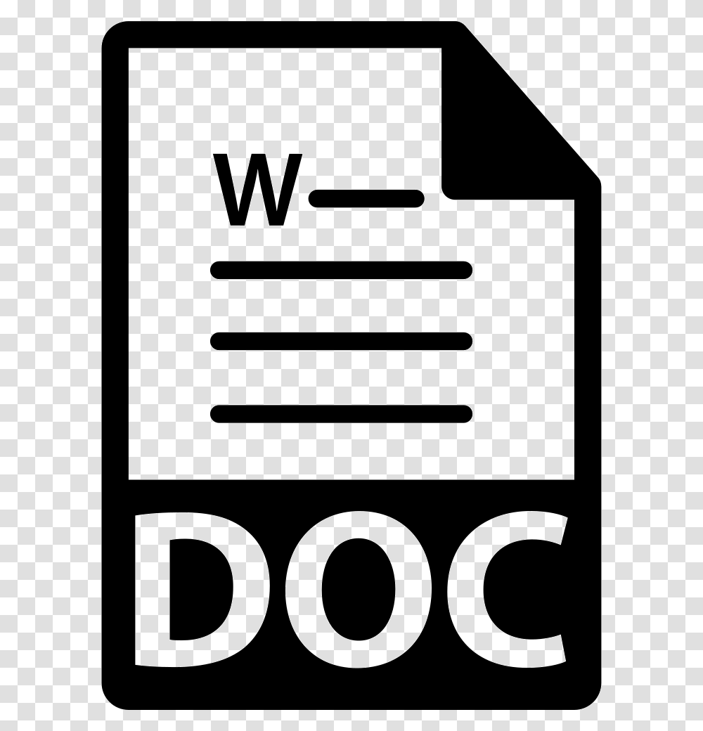 Doc Format Symbol Icon Free Download, Number, Sign, Label Transparent Png