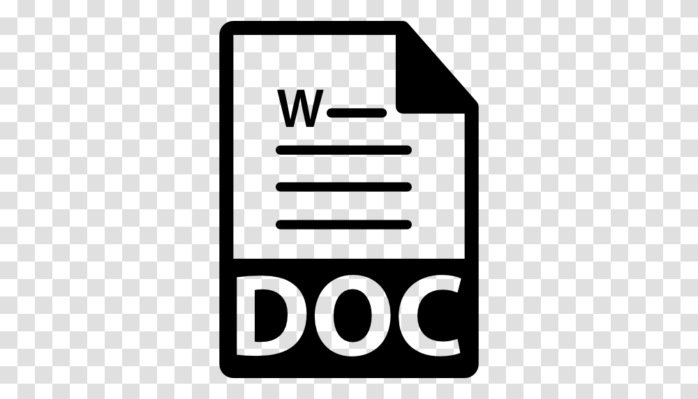 Doc Format Symbol, Sign, Label, Mailbox Transparent Png