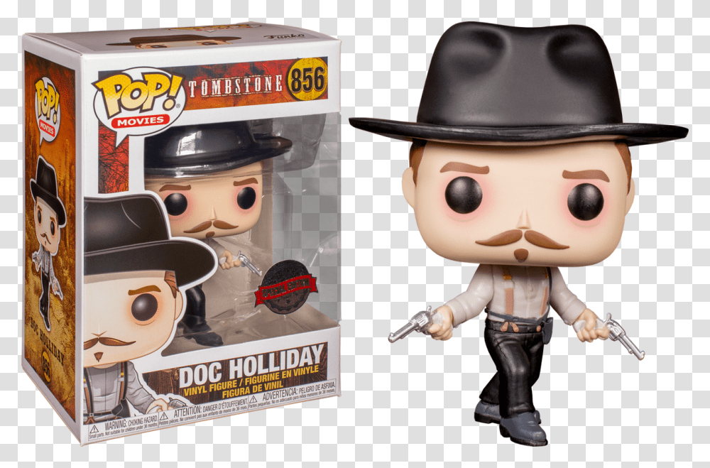 Doc Holliday Stand Off Pop Vinyl Figure Tombstone Funko Pop Doc Holliday, Helmet, Hat, Person Transparent Png