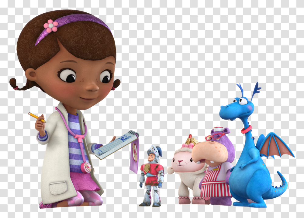Doc Mcstuffins Characters Clipart, Toy, Doll, Person, Human Transparent Png