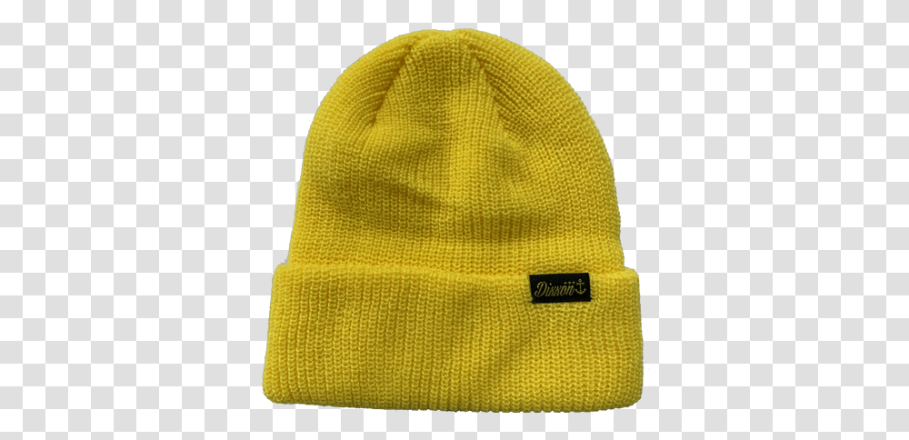 Dock Beanie Yellow Knit Cap, Clothing, Apparel, Hat, Baseball Cap Transparent Png