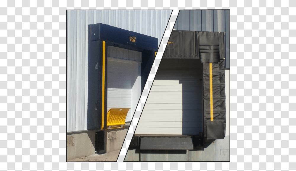 Dock Shelters Vs Dock Seals Difference Between Dock Shelter And Shelter, Home Decor, Window, Window Shade, Curtain Transparent Png