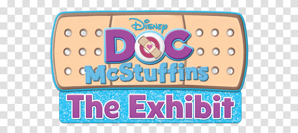 Docmcstuffins Logoexhibitpage Doc Mcstuffins The Exhibit, Alphabet, Word, Crowd Transparent Png