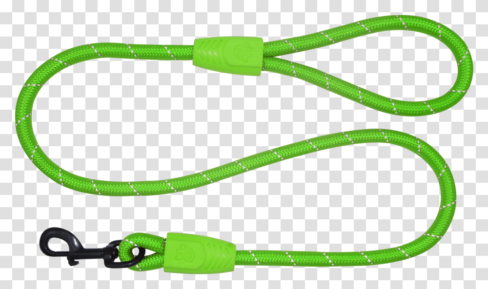 Doco 4ft Reflective Rope Leash W Super Soft Rubber Strap, Cable, Plant, Wire, Wiring Transparent Png