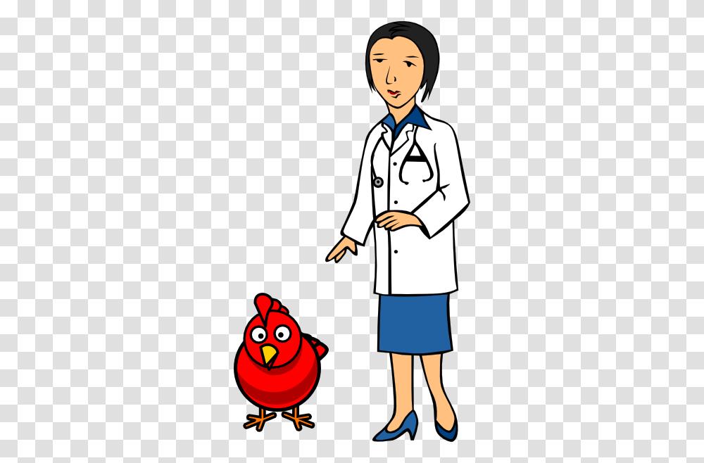 Doctor And Hen Clip Art, Person, Human, Coat Transparent Png