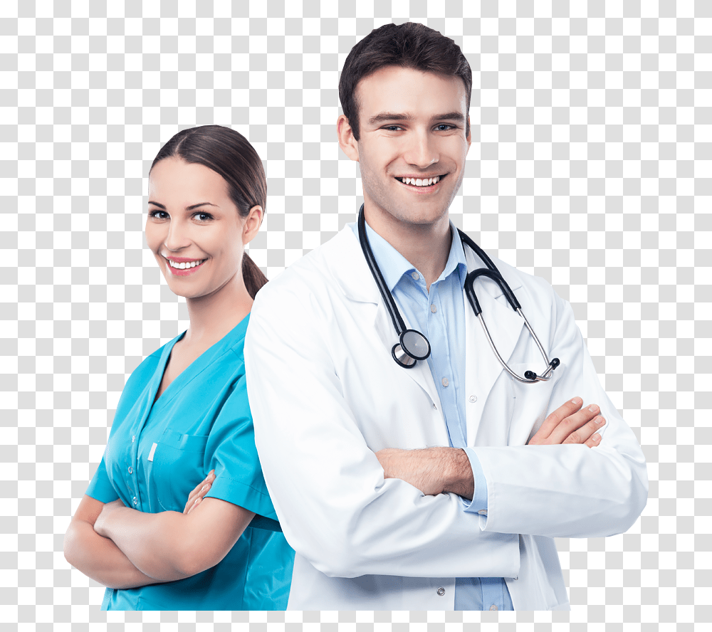Doctor And Nurse, Person, Human, Lab Coat Transparent Png
