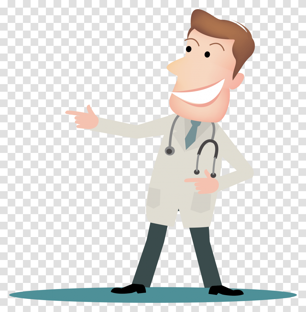 Doctor Cartoon, Person, Human, Standing, Nurse Transparent Png