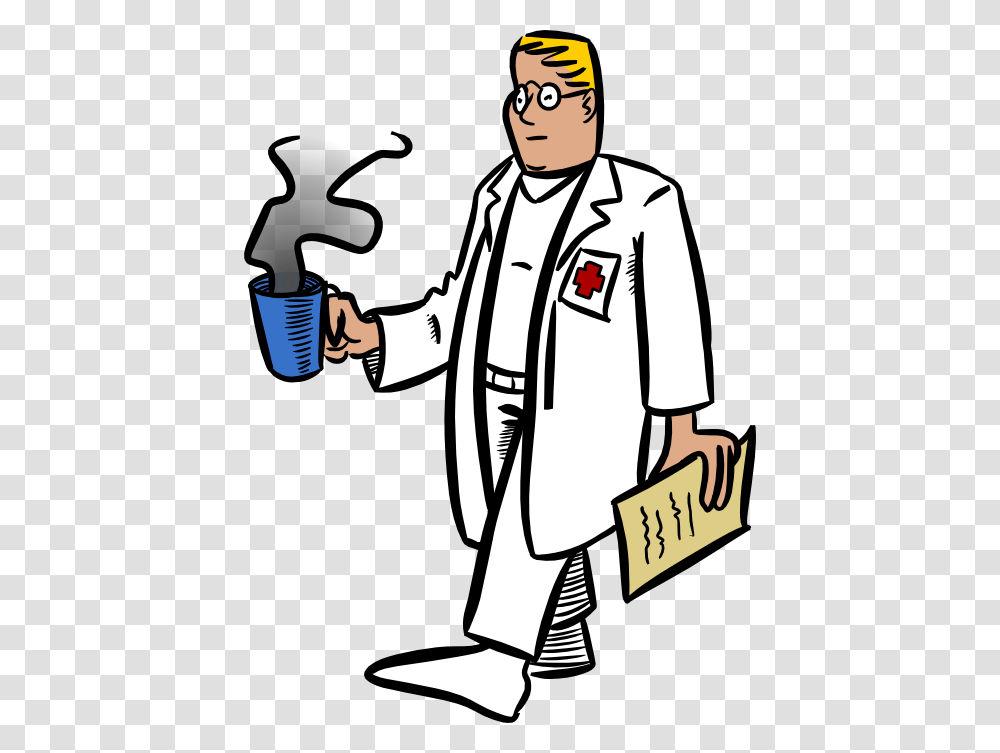 Doctor Clipart, Person, Human, Coat Transparent Png