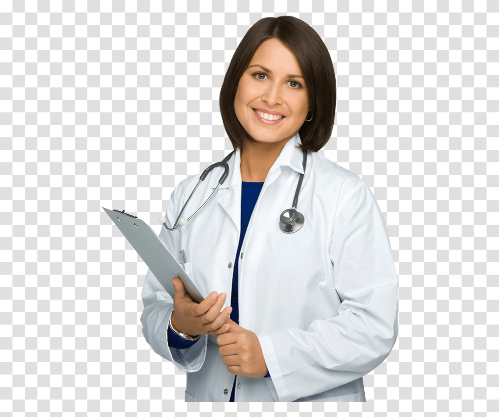 Doctor Female Doctor Background, Lab Coat, Person, Portrait Transparent Png