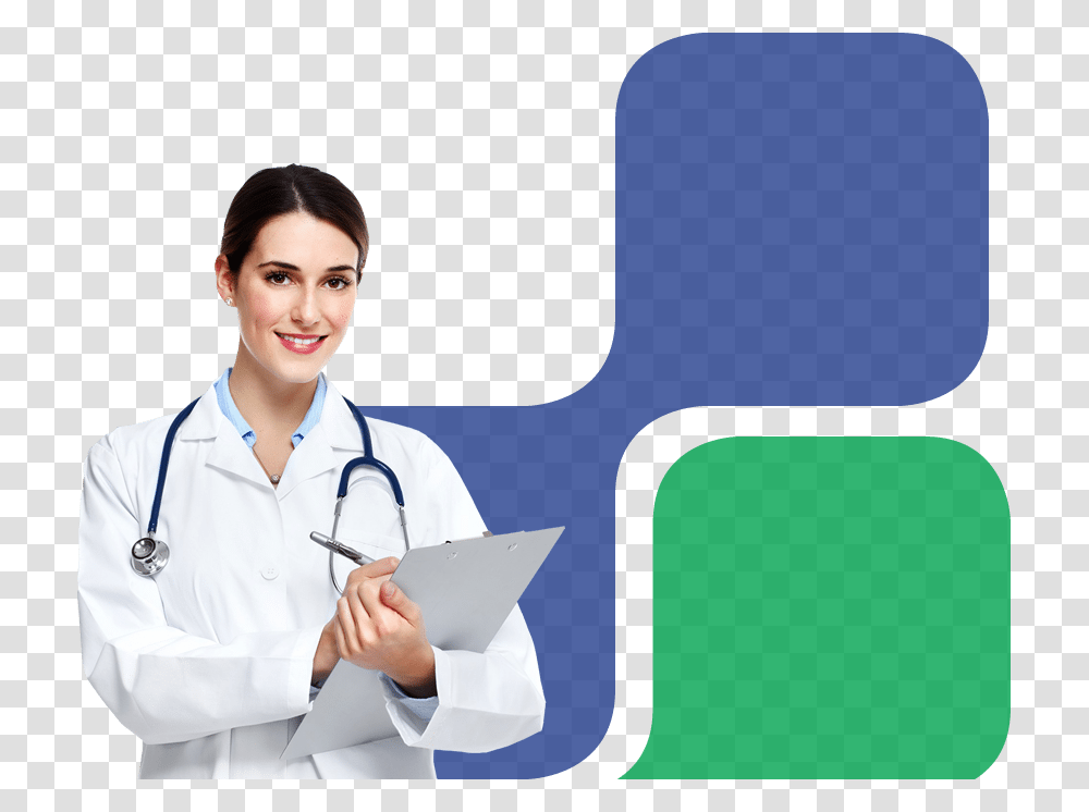 Doctor Free Female Doctor, Person, Lab Coat, Long Sleeve Transparent Png