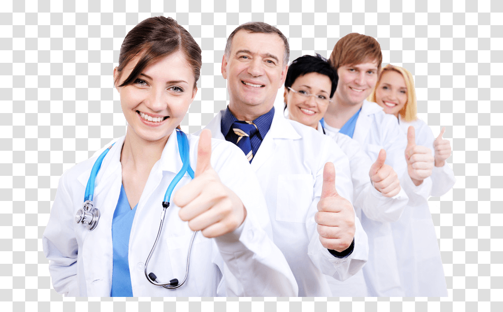 Doctor Giving A Thumbs Up, Lab Coat, Apparel, Person Transparent Png