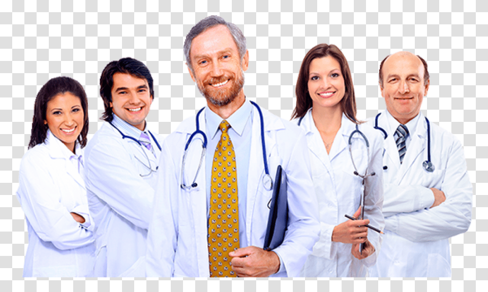 Doctor Group Images, Tie, Accessories, Lab Coat Transparent Png