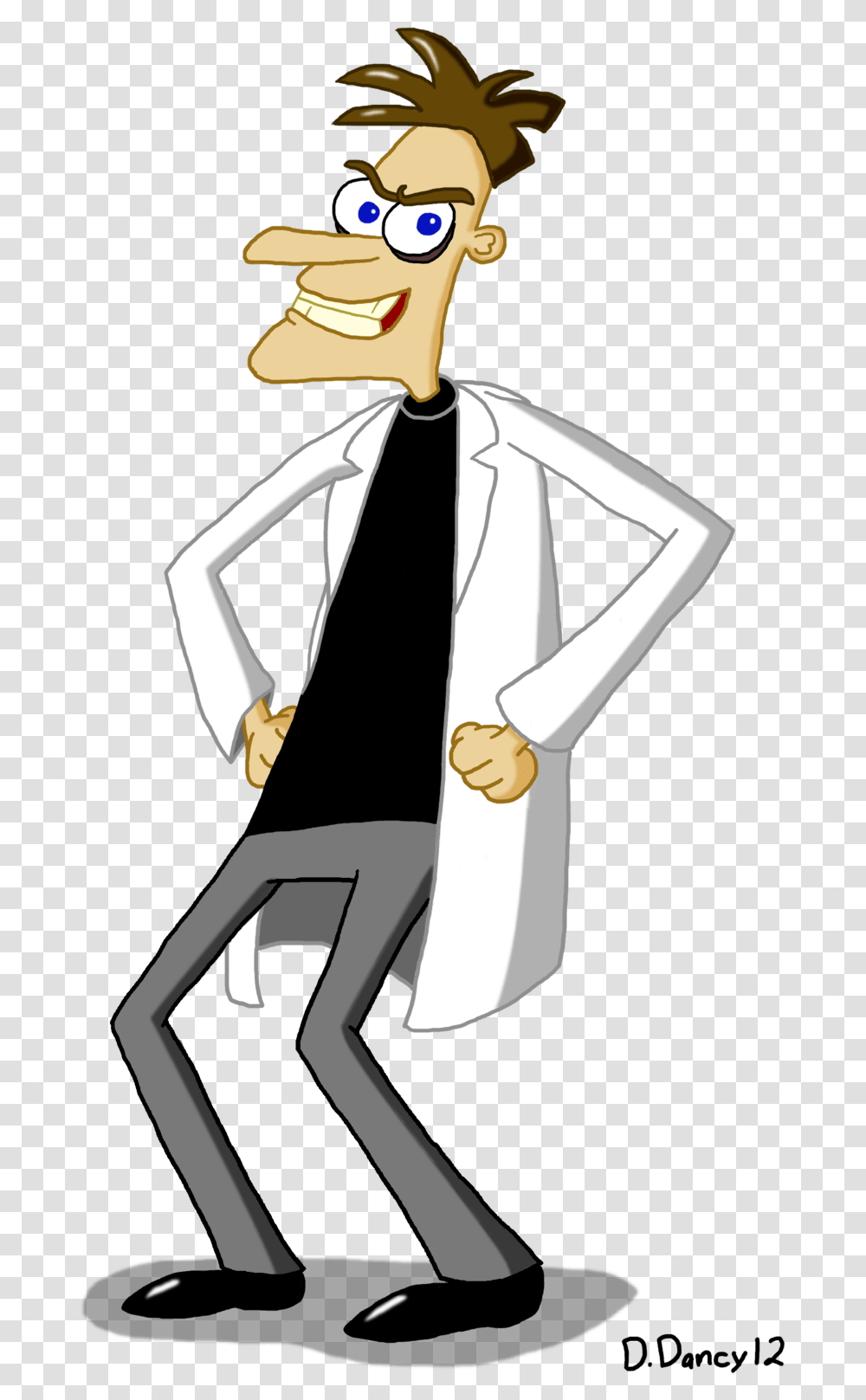 Doctor Heinz Doofenshmirtz, Coat, Person, Lab Coat Transparent Png