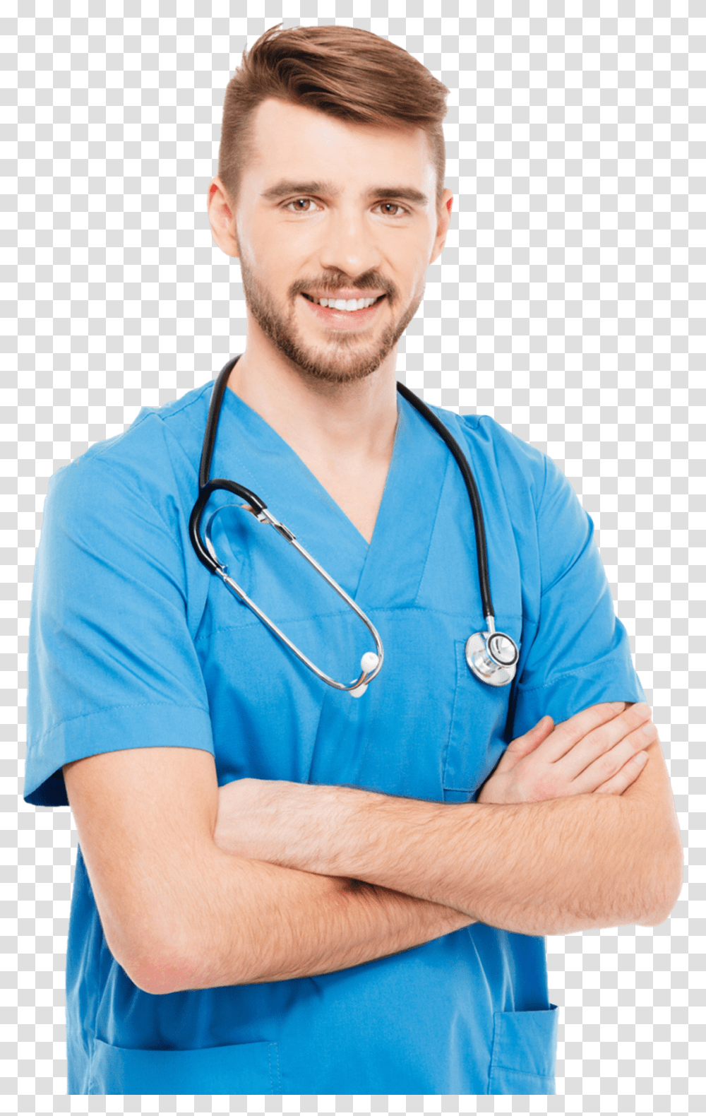 Doctor In Blue, Person, Human, Nurse, Surgeon Transparent Png
