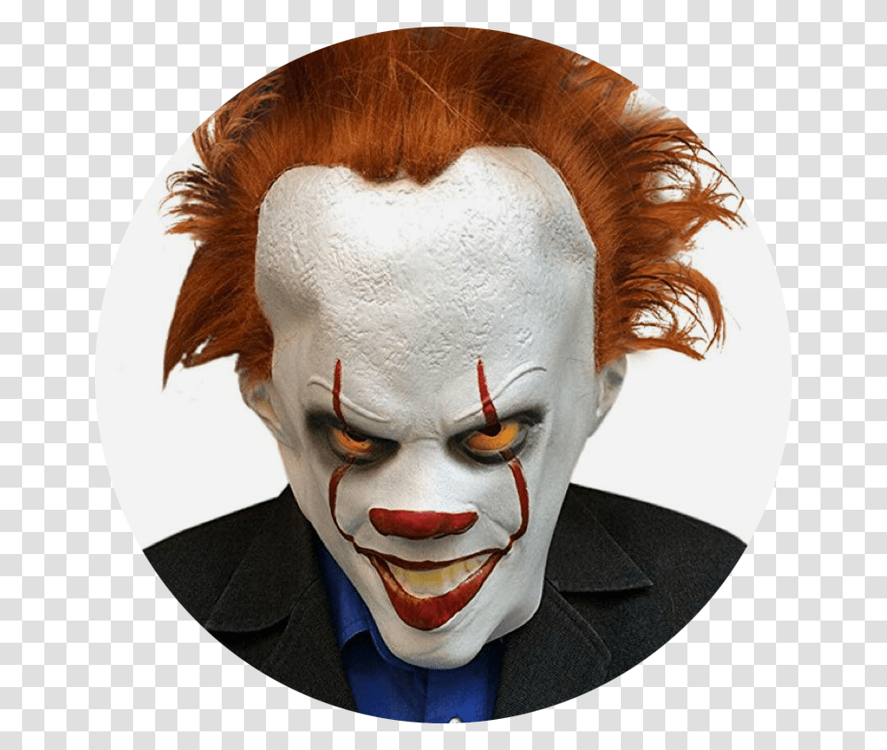 Doctor Mask Pennywise Mask, Performer, Head, Hair, Label Transparent Png