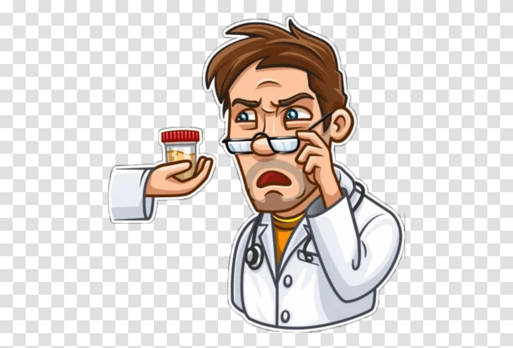 Doctor Medico Iugh Fuck Whatisthis Cartoon, Person, Human, Worker, Waiter Transparent Png