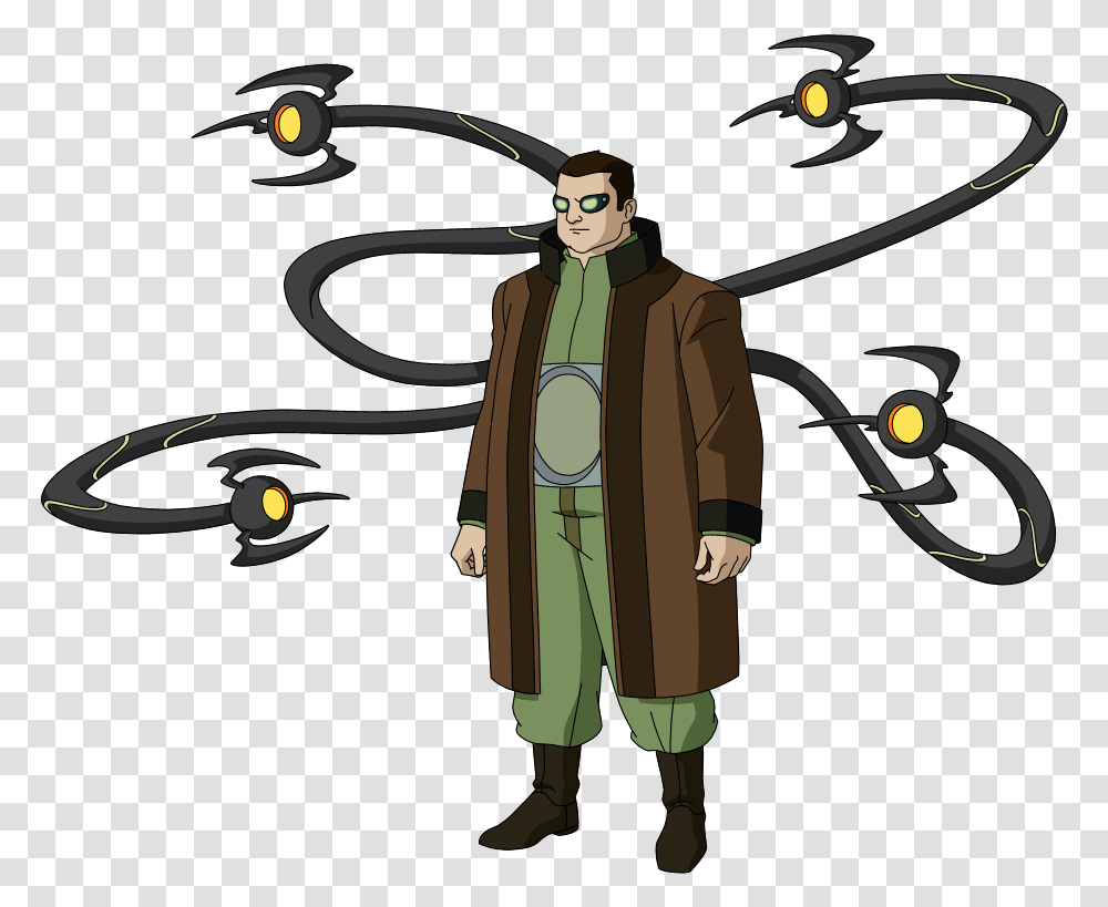 Doctor Octopus By Spiedyfan On Clipart Library Doctor Octopus, Coat, Person, Ninja Transparent Png