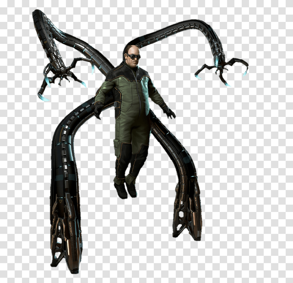 Doctor Octopus From Msm Render Spider Man Ps4 Doc Ock, Person, Human, Roller Coaster, Amusement Park Transparent Png
