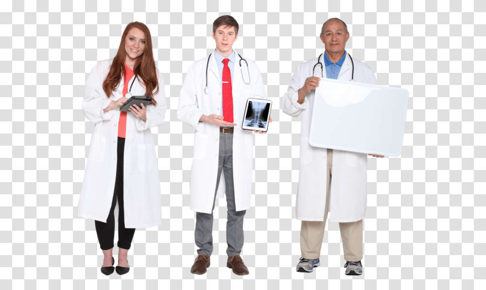 Doctor People Cut Out People Doctor, Clothing, Apparel, Lab Coat, Tie Transparent Png