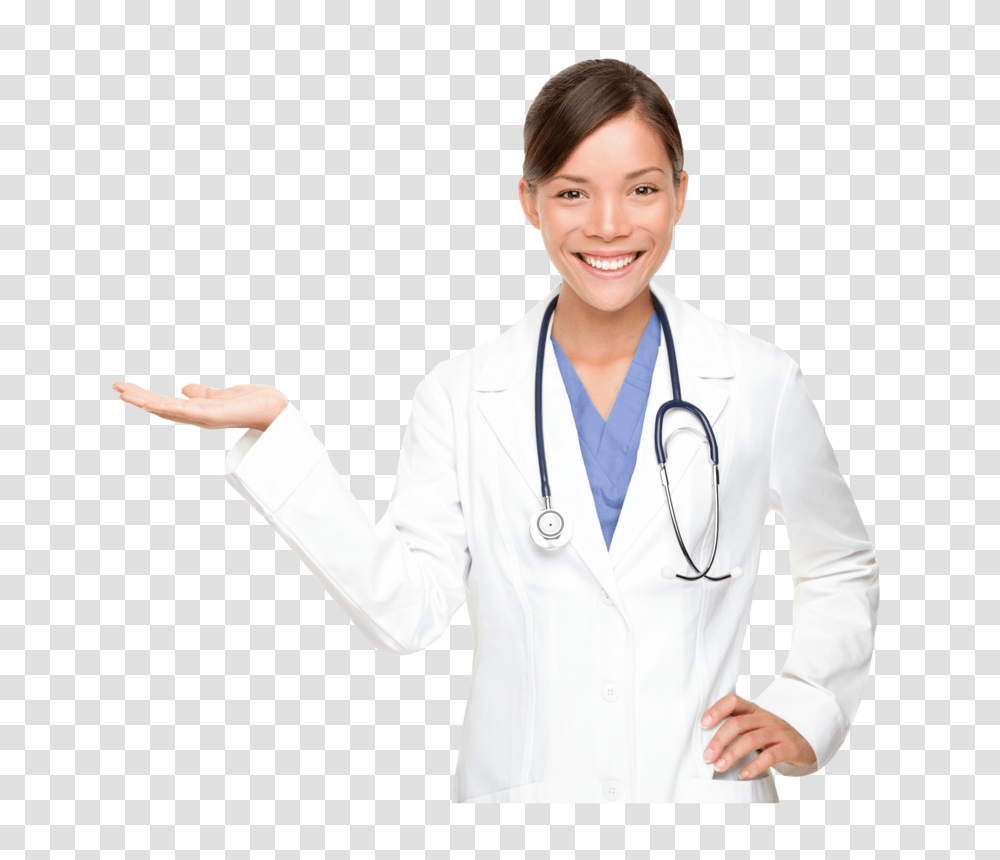 Doctor, Person, Apparel, Lab Coat Transparent Png